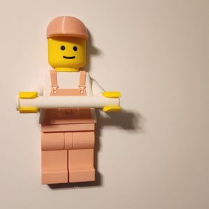 Toilet Paper Holder / Lego style worker character