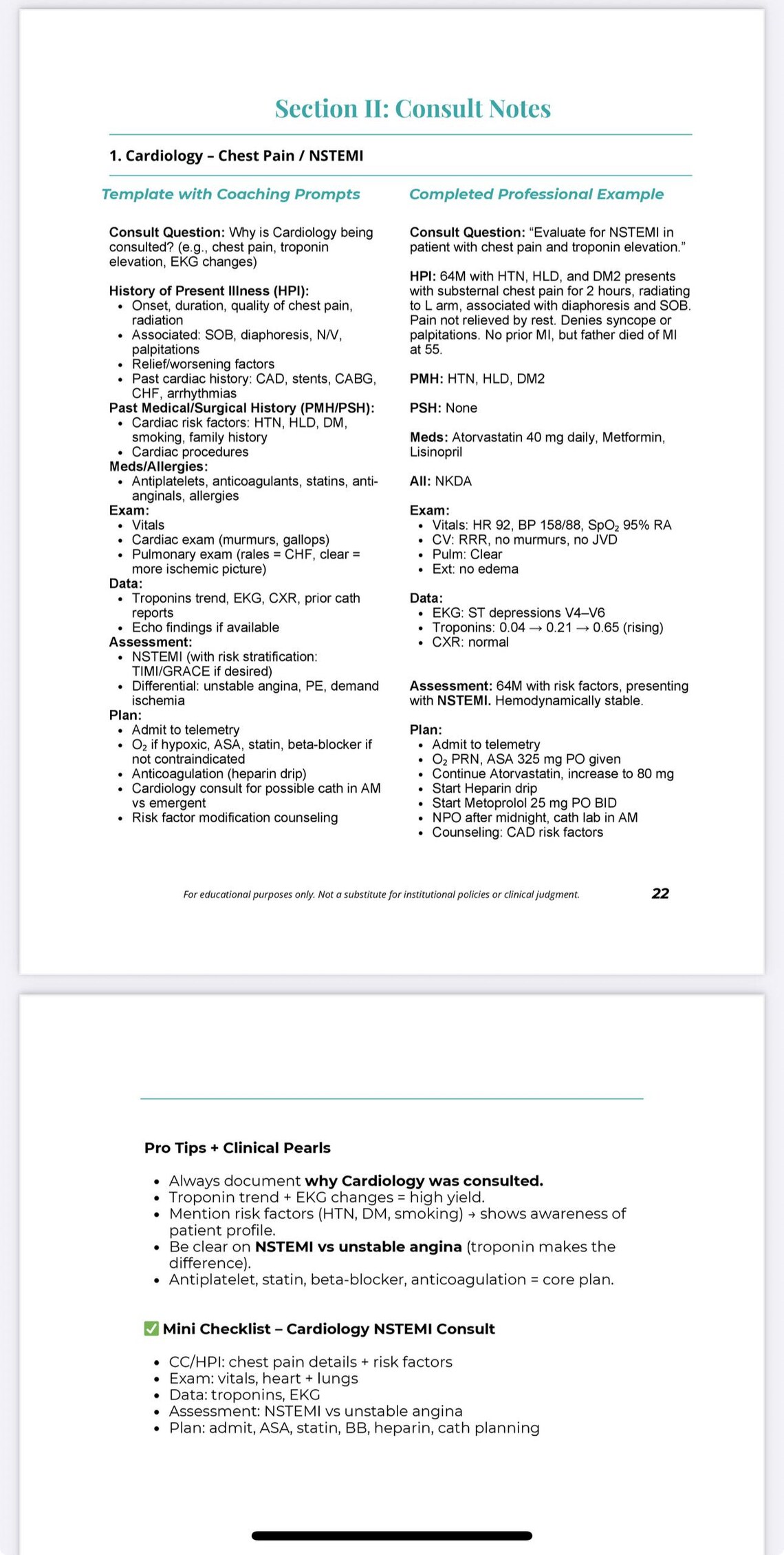 AGACNP Charting Guide: NP Documentation Templates (digital PDF) - Etsy