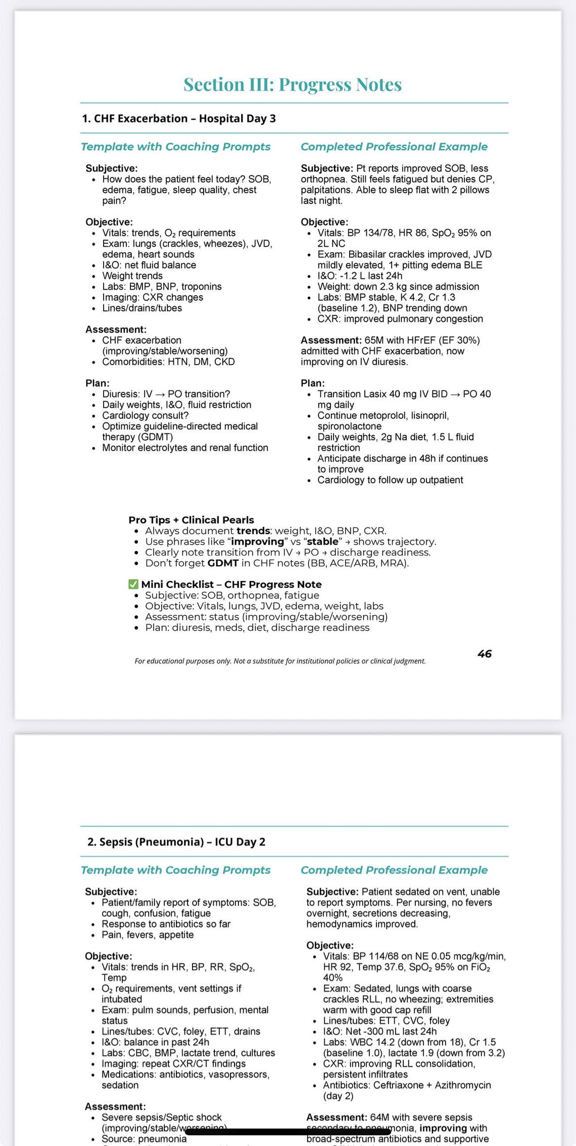 AGACNP Charting Guide: NP Documentation Templates (digital PDF) - Etsy