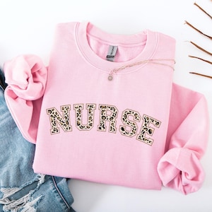 Leopard Nurse Shirt, Nurse T-Shirt, RN Shirt, Nursing School Shirt, Registered Nurse Shirt, Nurse Gift