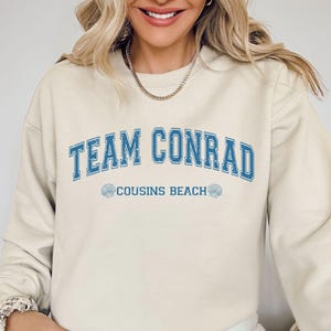 TSITP Team Conrad Sweatshirt | Team Jeremiah Sweatshirt | Cousins Beach Merch | The Summer I Turned Pretty Shirt | Connie Baby Tee