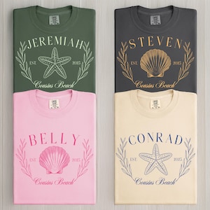 TSITP Team Jeremiah Comfort Colors® Shirt | Team Conrad Tee | Cousins Beach Merch | The Summer I Turned Pretty Shirt | Connie Baby Tee