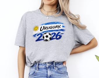 Uruguay Football T-Shirt, International Soccer 2026 Shirt