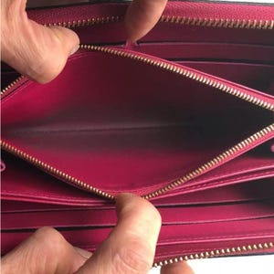 Louis Vuitton Indian Rose Monogram Vernis Patent Leather Zippy Wallet w/ Box GUC Vintage Y2K Luxury image 9