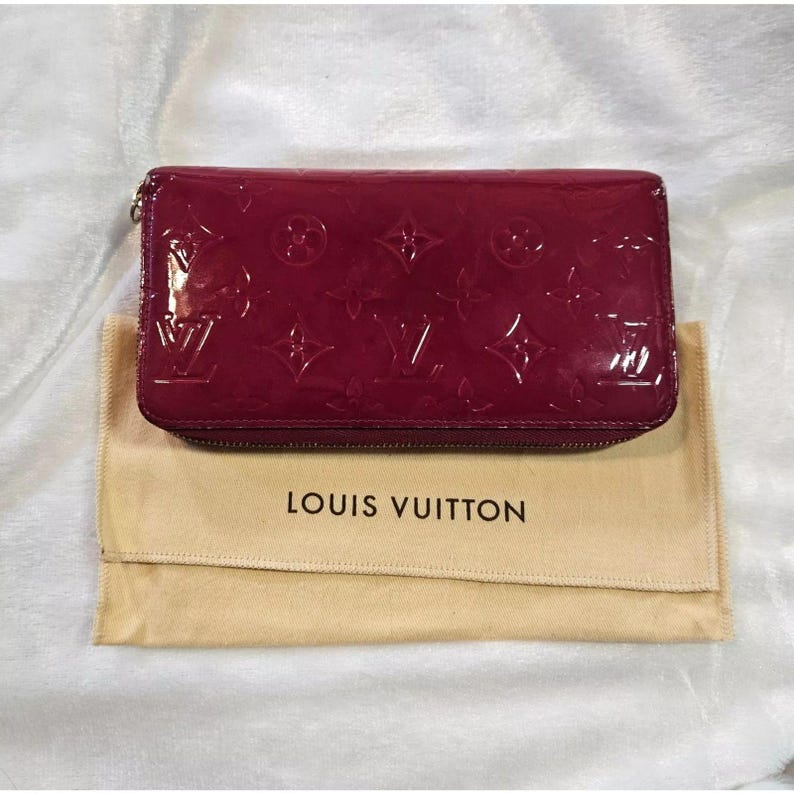 Louis Vuitton Indian Rose Monogram Vernis Patent Leather Zippy Wallet w/ Box GUC Vintage Y2K Luxury image 2