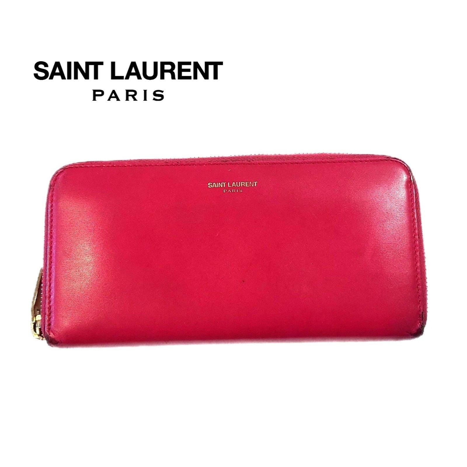 ✨良品✨YSL ♡ Vintage ♡ Heart Wallet YSL heart trifold compact wallet – H-Authentica