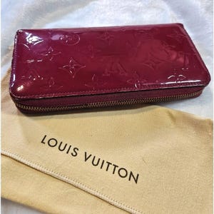 Louis Vuitton Indian Rose Monogram Vernis Patent Leather Zippy Wallet w/ Box GUC Vintage Y2K Luxury image 4