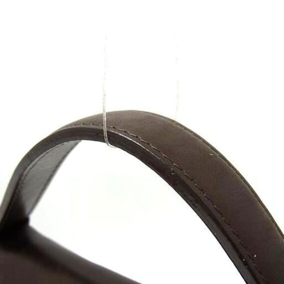 Versace [Authentic] Brown Leather Document Holder… - image 10