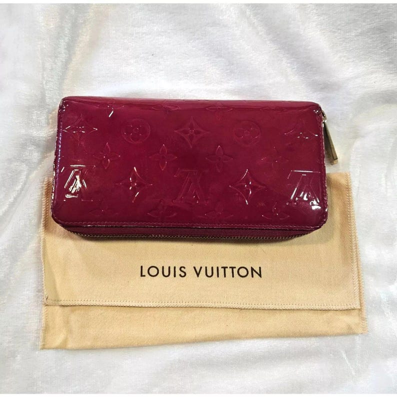 Louis Vuitton Indian Rose Monogram Vernis Patent Leather Zippy Wallet w/ Box GUC Vintage Y2K Luxury image 3