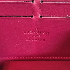 Louis Vuitton Indian Rose Monogram Vernis Patent Leather Zippy Wallet w/ Box GUC Vintage Y2K Luxury image 10