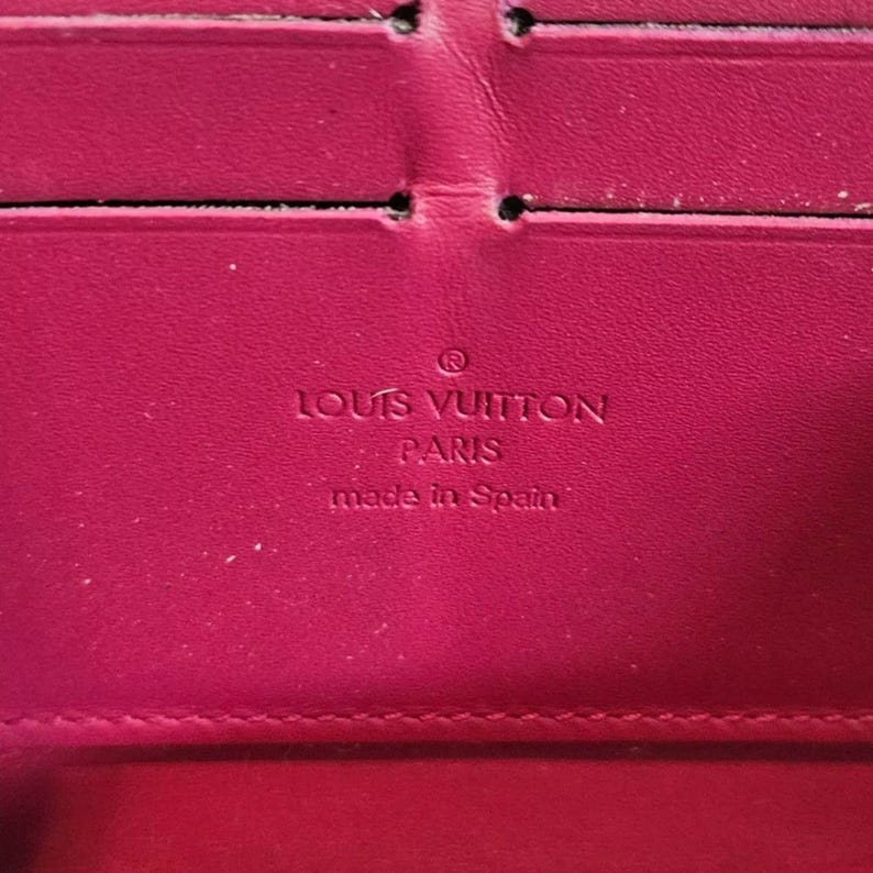 Louis Vuitton Indian Rose Monogram Vernis Patent Leather Zippy Wallet w/ Box GUC Vintage Y2K Luxury image 10