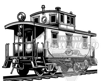 Caboose SVG bundle