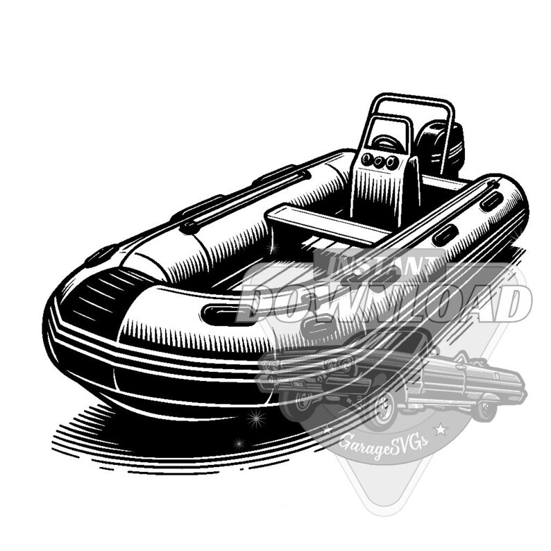 Inflatable Boat SVG Bundle - Etsy