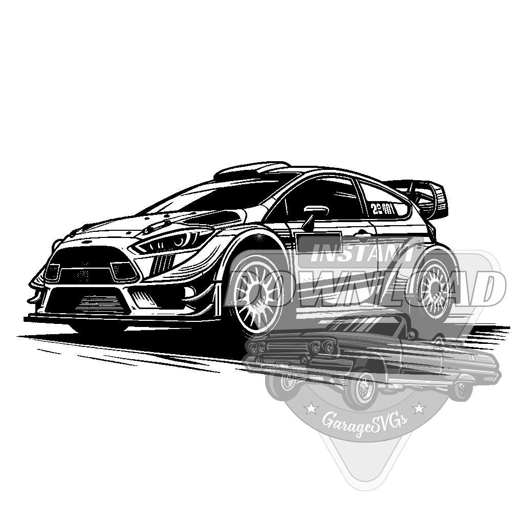 Rally Car SVG Bundle - Etsy