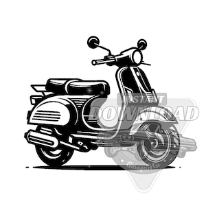 Paquete SVG de motocicleta scooter