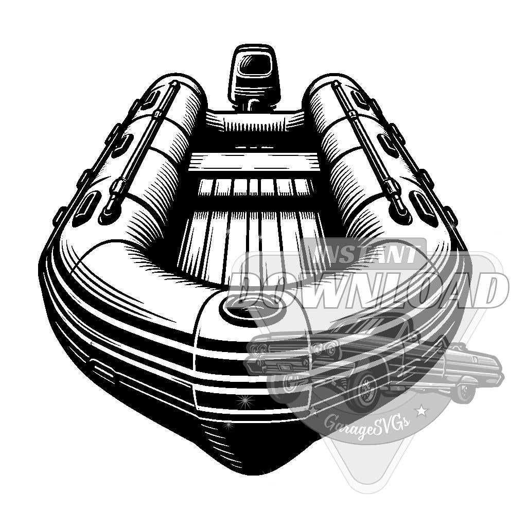 Inflatable Boat SVG Bundle - Etsy