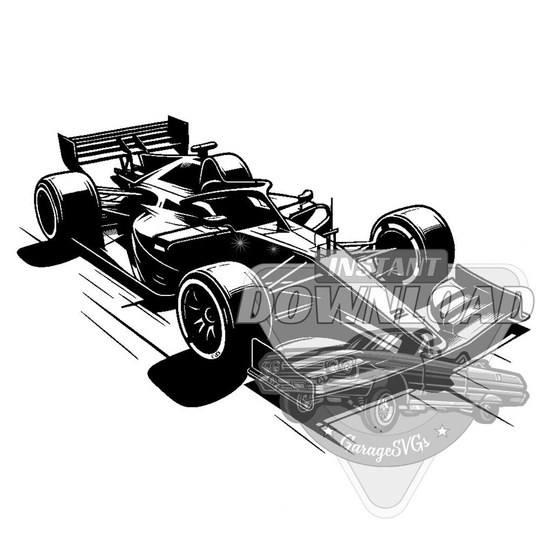 Open Wheel Race Car SVG Bundle - Etsy