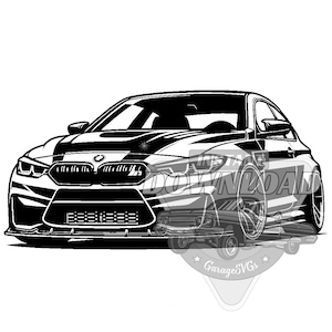 BMW M3 Competition SVG bundle