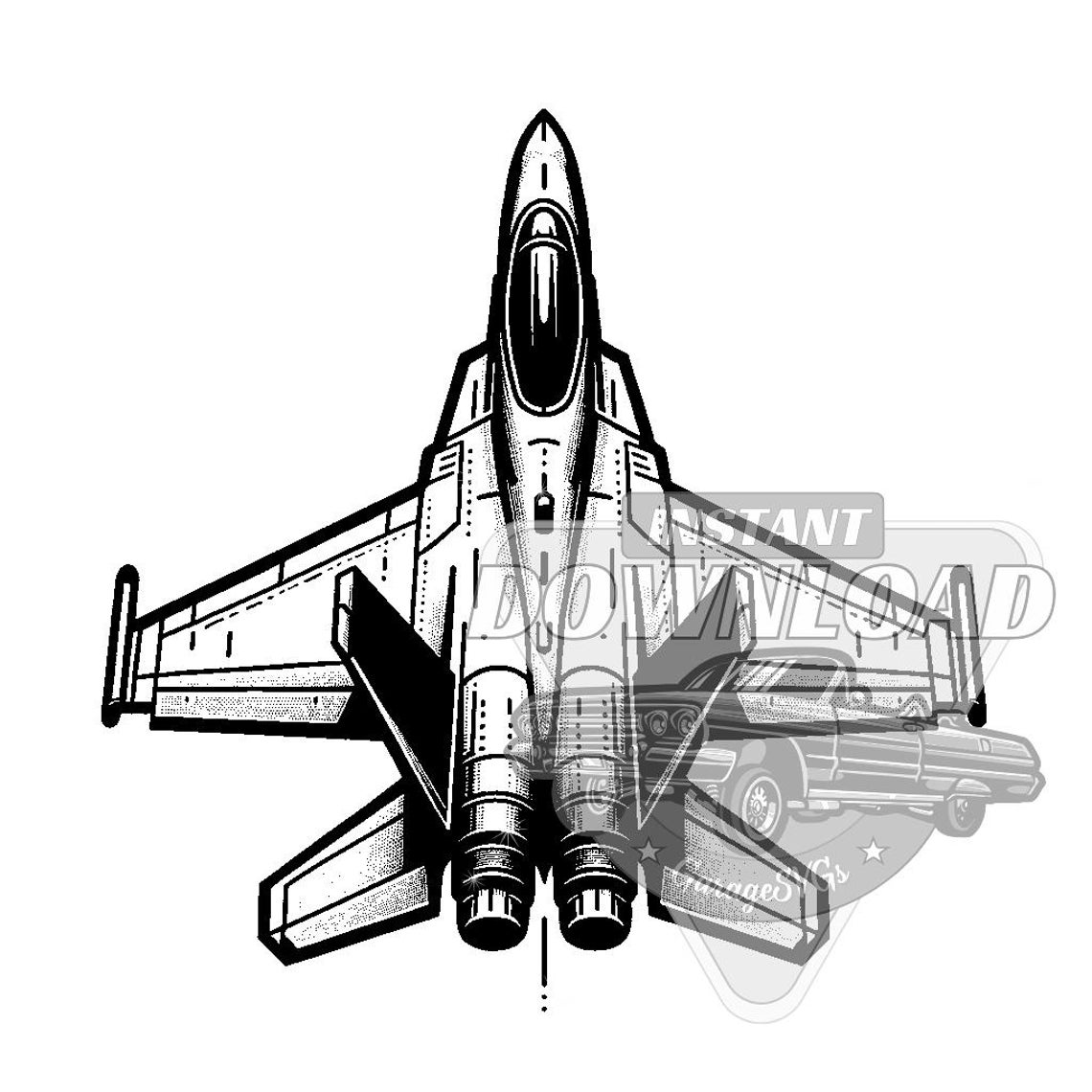 Fighter Jet SVG Bundle - Etsy