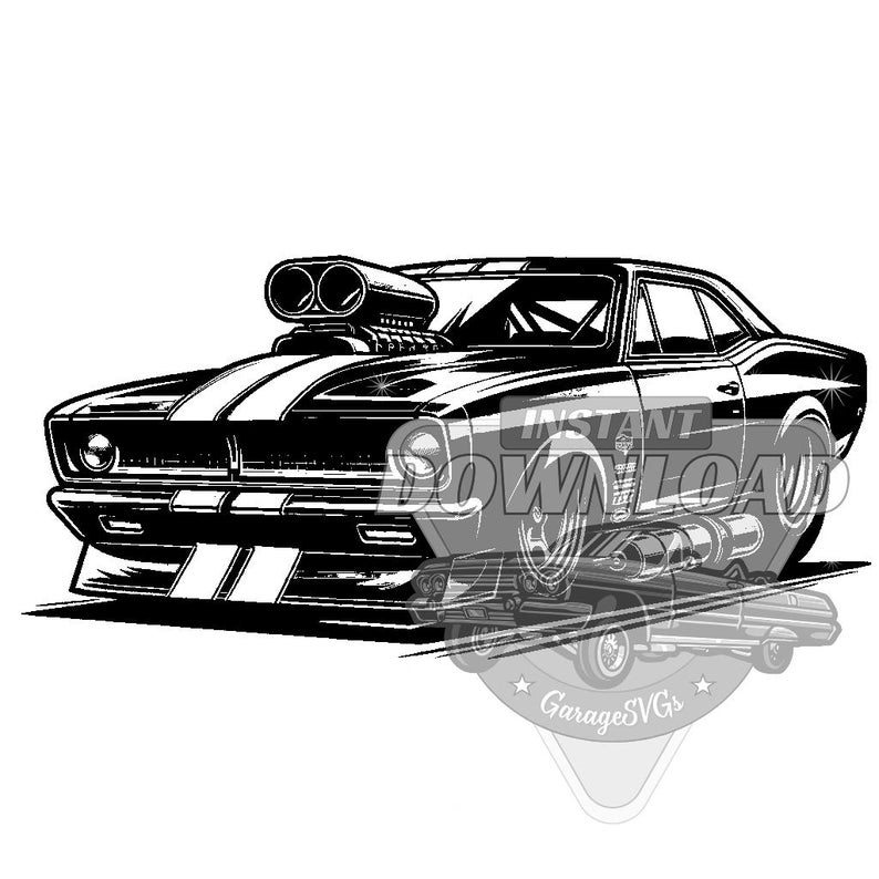 Pro Stock Drag Car SVG Bundle - Etsy