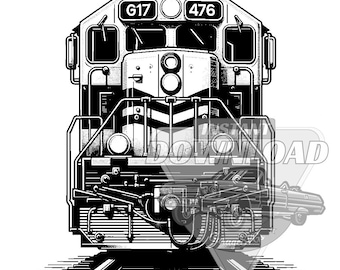 Diesel Locomotive SVG bundle