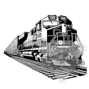 Paquete SVG de tren de carga