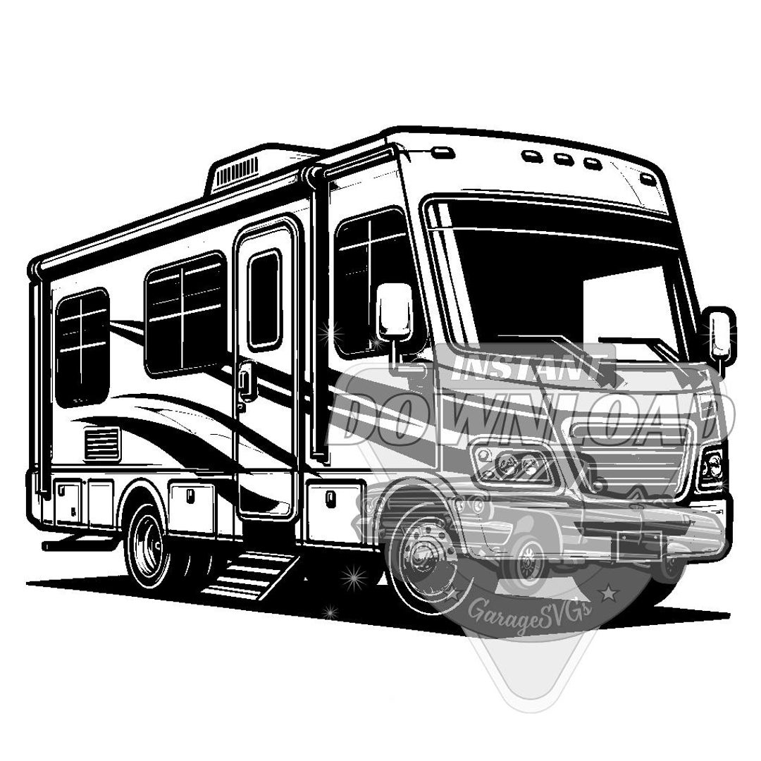 Class C RV SVG Bundle - Etsy