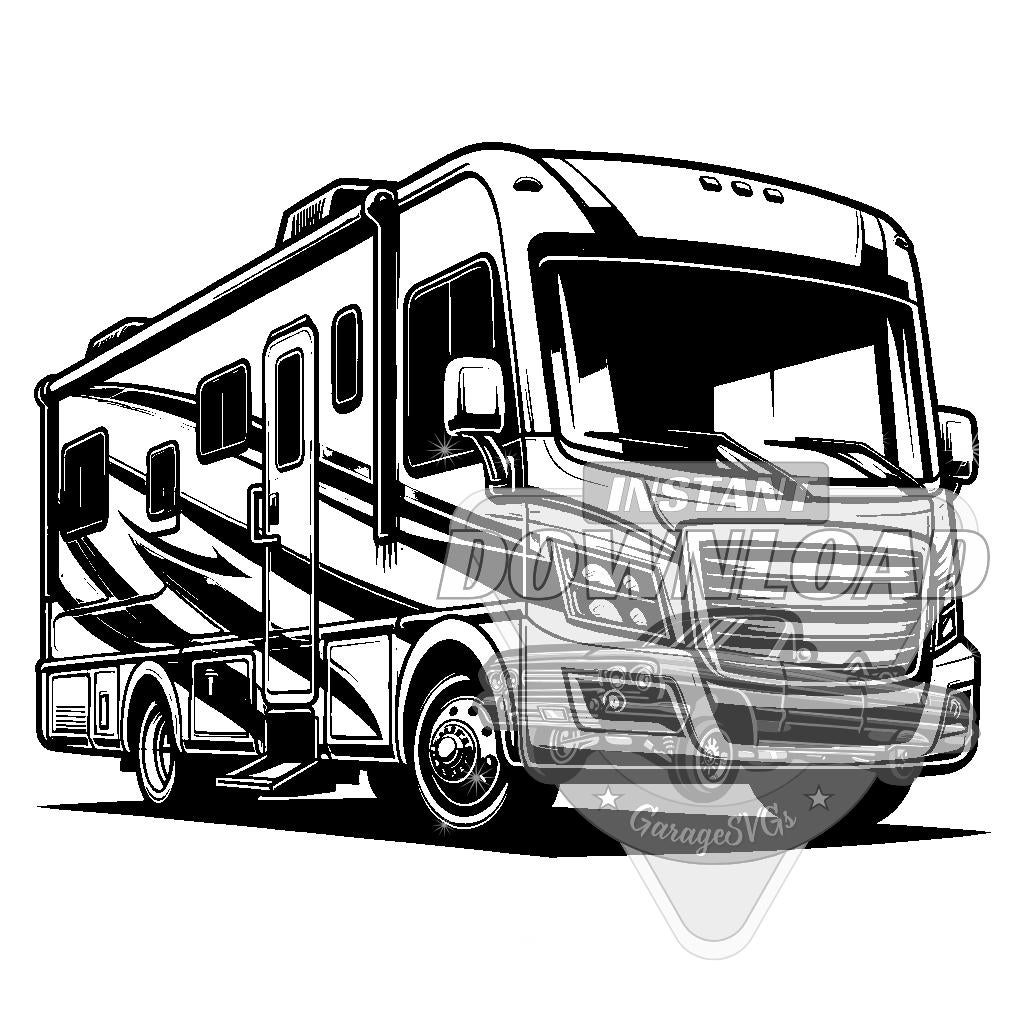 Class A RV SVG Bundle - Etsy