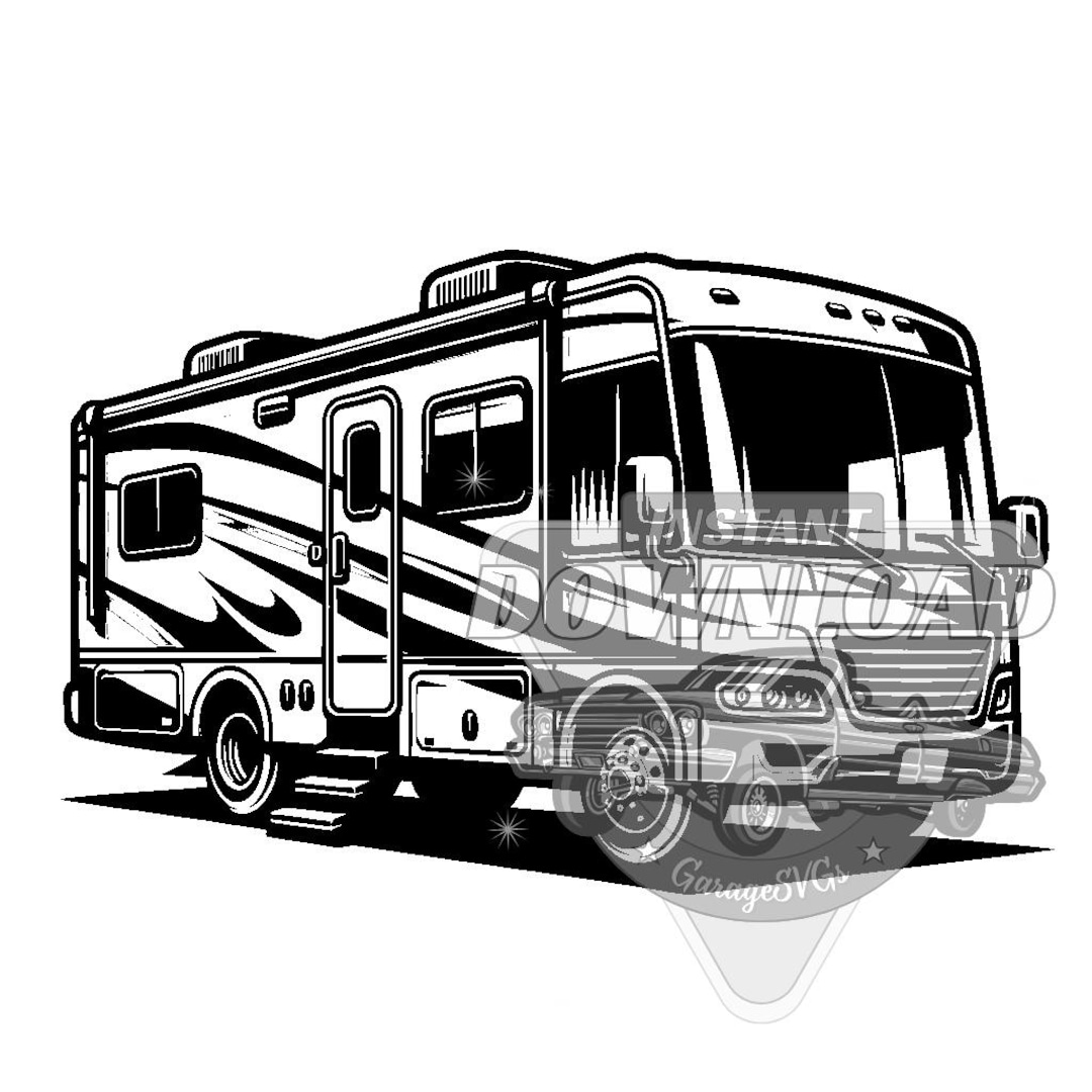 Class A RV SVG Bundle - Etsy