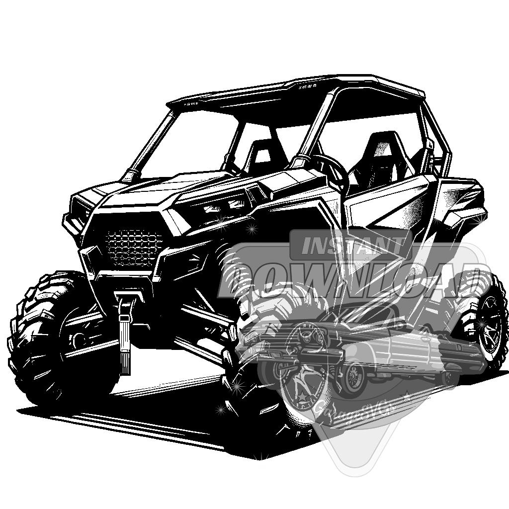 Coloring Rzr RZR SVG Bundle - Etsy