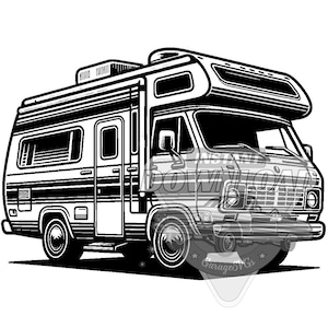 Paquete SVG de furgoneta de acampada