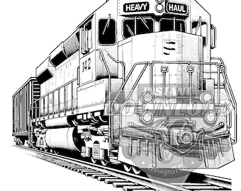 Heavy Haul Train SVG bundle