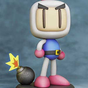 Bomberman - Statue 123mm