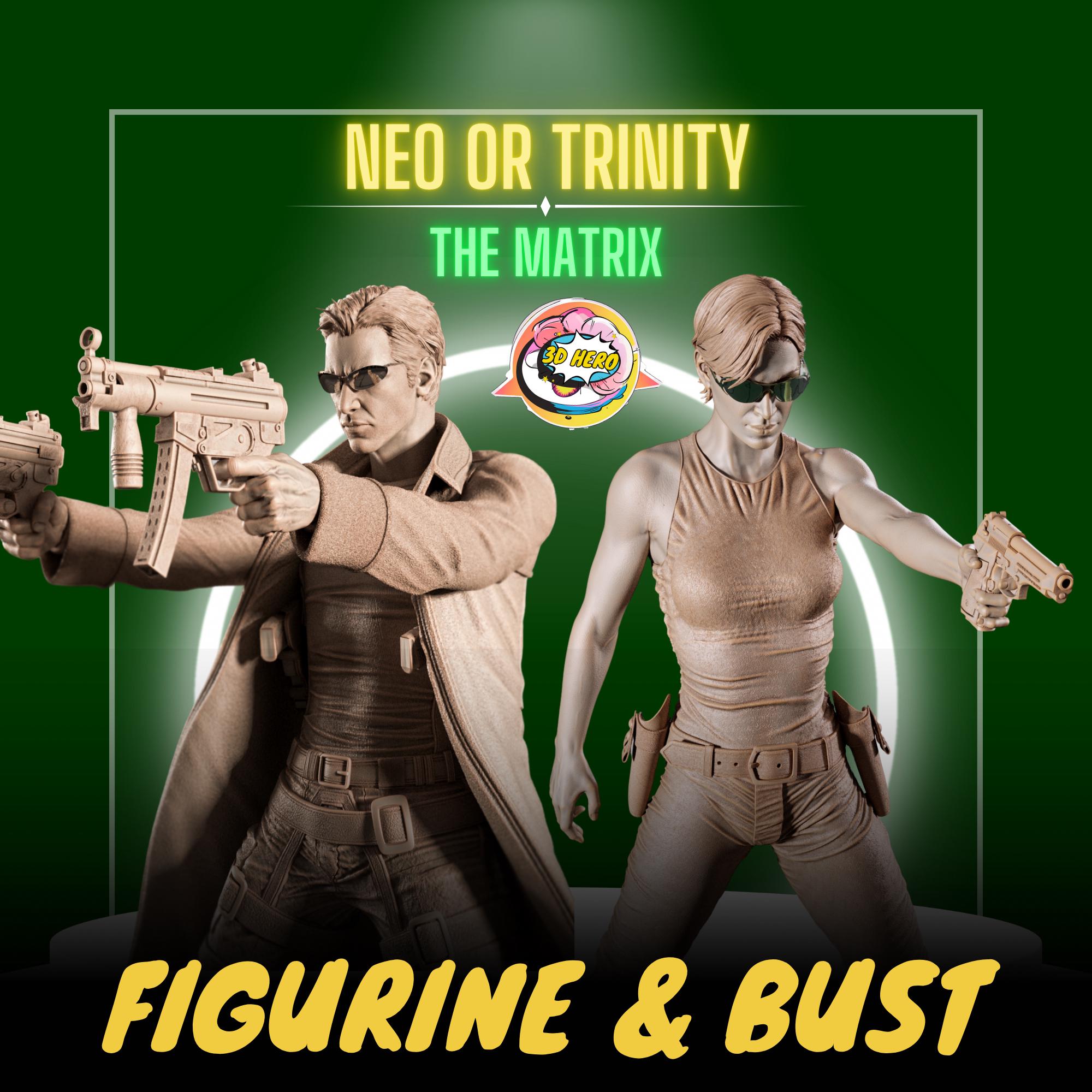 トリニティ ミニバストMATRIX TRINITY 限定4481/8000 PCToys PC025 1/12 The Matrix Trinity - GunDamit Store