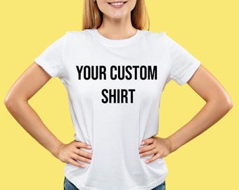 Custom Personalized T-Shirt with Name or Message - Perfect Gift for Birthdays, Anniversaries, Weddings, and Special Occasions