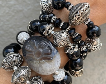 Roca Collection Flower Power Stack, Stackable Bracelets