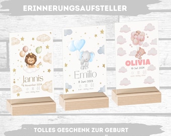 Personalisierbares Acrychild/Poster Baby, Neugeborenes, Erinnerung Geburtsdaten, Baby, Kind,Geschenk neue Eltern, Kinderzimmer,Mädchen,Junge