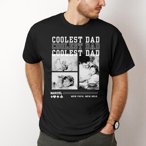 Vatertag Geschenk Tshirt Papa Shirt Kind Shirt Partnerlook Kinder Vater Geschenkidee Geburtstag Shirt Fotos Name Bester Papa Sohn Tochter Bild 7