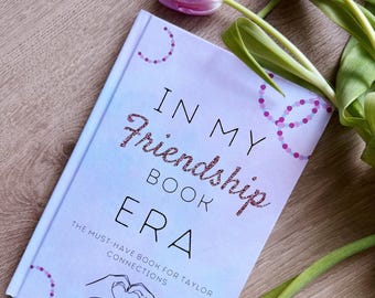Taylor Freundschaftsbuch, Geschenk für Swifties, Erinnerungsbuch Eras Tour, Sfite Freunde, Armbänder, Taylor Partys, Geburtstag