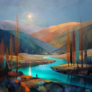 21 Whimsical Landscape Images • Artistic Fantasy Scenery • Royalty Free Digital Download • Surreal Nature Photography Pack