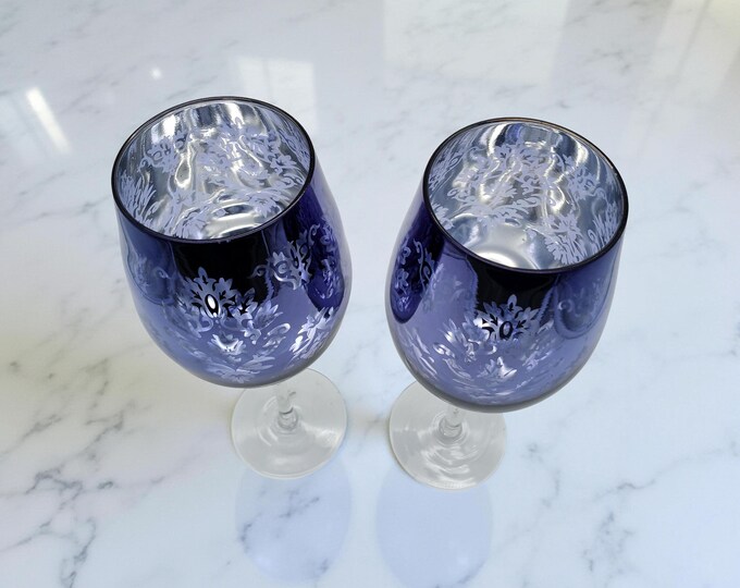 Vintage Wine Goblets