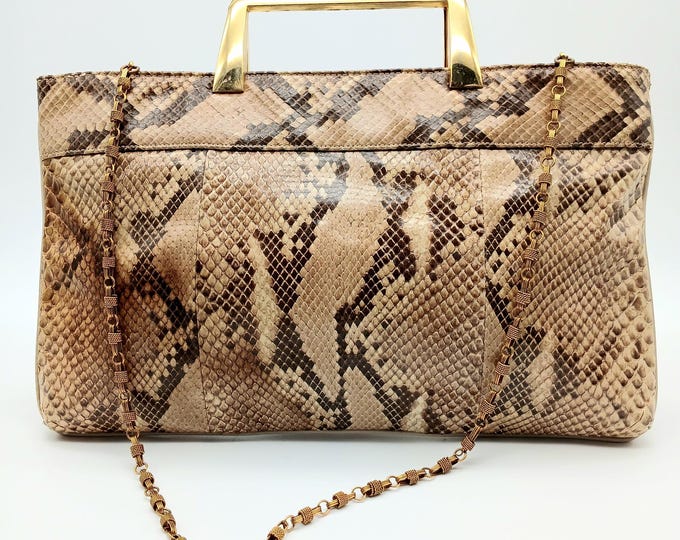 Snakeskin Shoulder Bag
