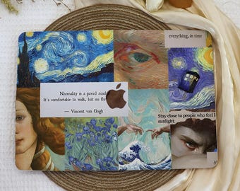 Art History Mosaic MacBook Case,New MacBook 2025 Air 15/13 Pro 14,Apple Laptop Sleeve,Pro 13/15/16,2025/2024,M1 M2 M3 M4,Custom Laptop Case