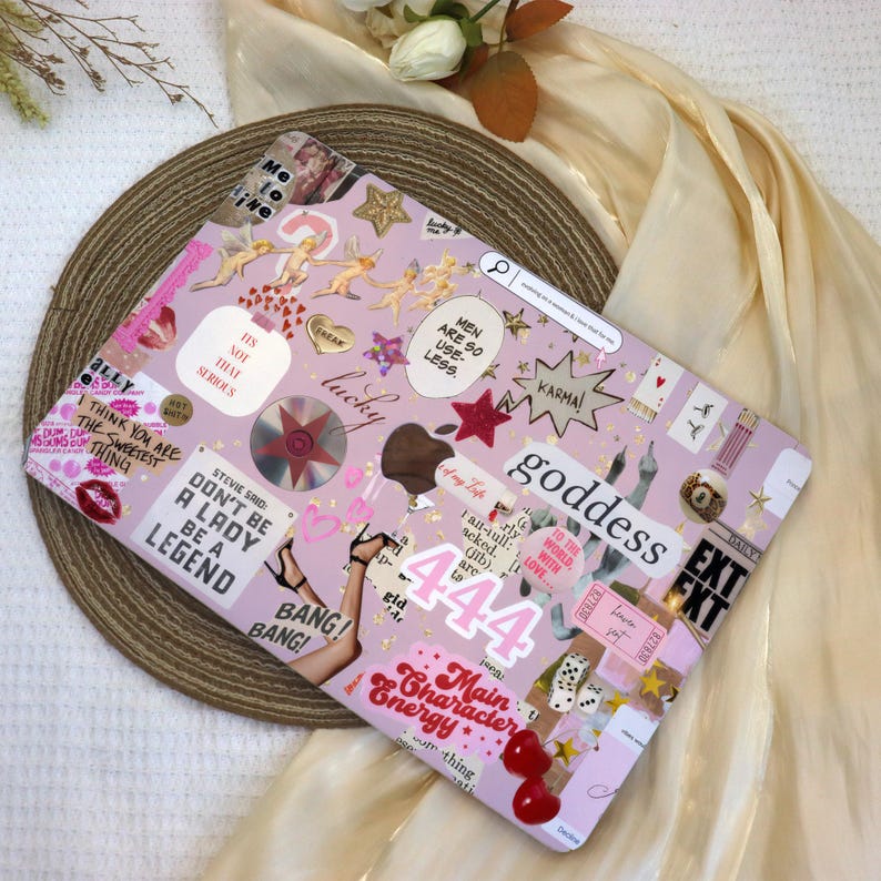 Pink Goddess Collage MacBook Case,new MacBook 2025 Air 15/13 Cover ...