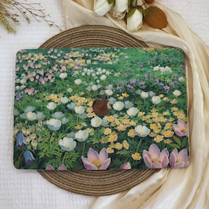 Colorful Flowers MacBook Case,New MacBook 2025 Air 15/13 Cover,Apple Laptop Sleeve,Pro 13/14/15/16,2024/2022/2020,M1 M2 M3 M4,Custom Case