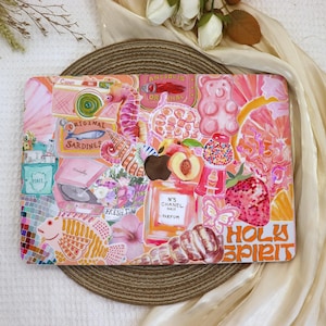 Pink Gummy Collage MacBook Case,New MacBook 2025 Air 15/13 Cover,Apple Laptop Sleeve,Pro 13/14/15/16,2024/2022/2020,M1 M2 M3 M4,Custom Case