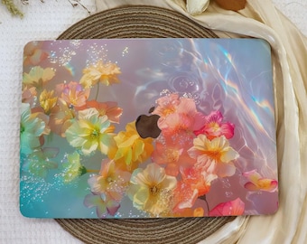 Colorful Flower MacBook Case,New MacBook 2025 Air 15/13,Apple Laptop Sleeves,Pro 13/14/15/16,2024/2022/2021,M1 M2 M3 M4,Custom Laptop Case