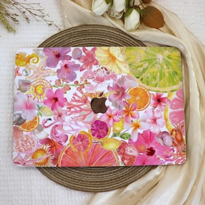 Colorful Painting Flowers MacBook Case,New MacBook 2025 Air 15/13 Cover,Apple Laptop Sleeve,Pro 13/14/15/16,2024/2022/2020,M3 M4,Custom Case