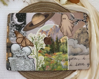 Cute Goth Collage MacBook Case,New MacBook 2025 Air 15/13,Apple Laptop Sleeves,Pro 13/14/15/16,2024/2022/2021,M1 M2 M3 M4,Custom Laptop Case