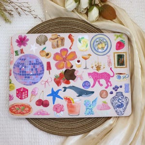 Cute Collage MacBook Case,New MacBook 2025 Air 15/13,Apple Laptop Sleeves,Pro 13/14/15/16,2024/2022/2021,M1 M2 M3 M4,Custom Laptop Case